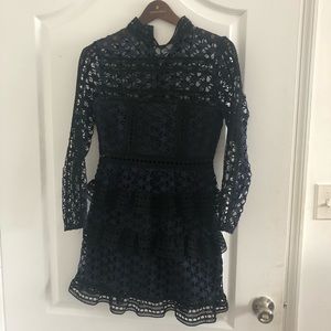 Lacey long sleeve dress